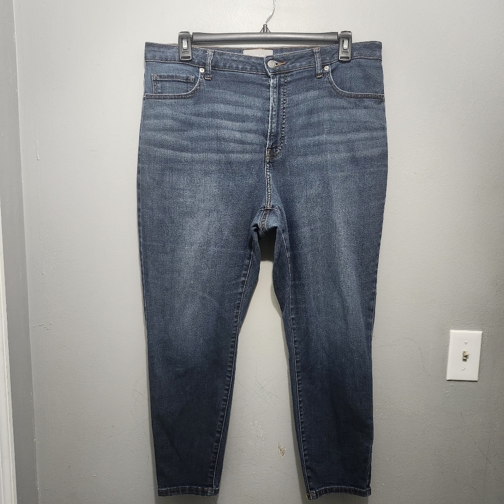 Everlane Womens The Curvy High Rise Skinny Jeans Size 35 Crop